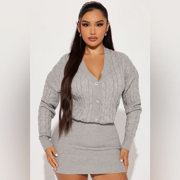FN Abbey Sweater Midi Dress - Picture 1 of 3